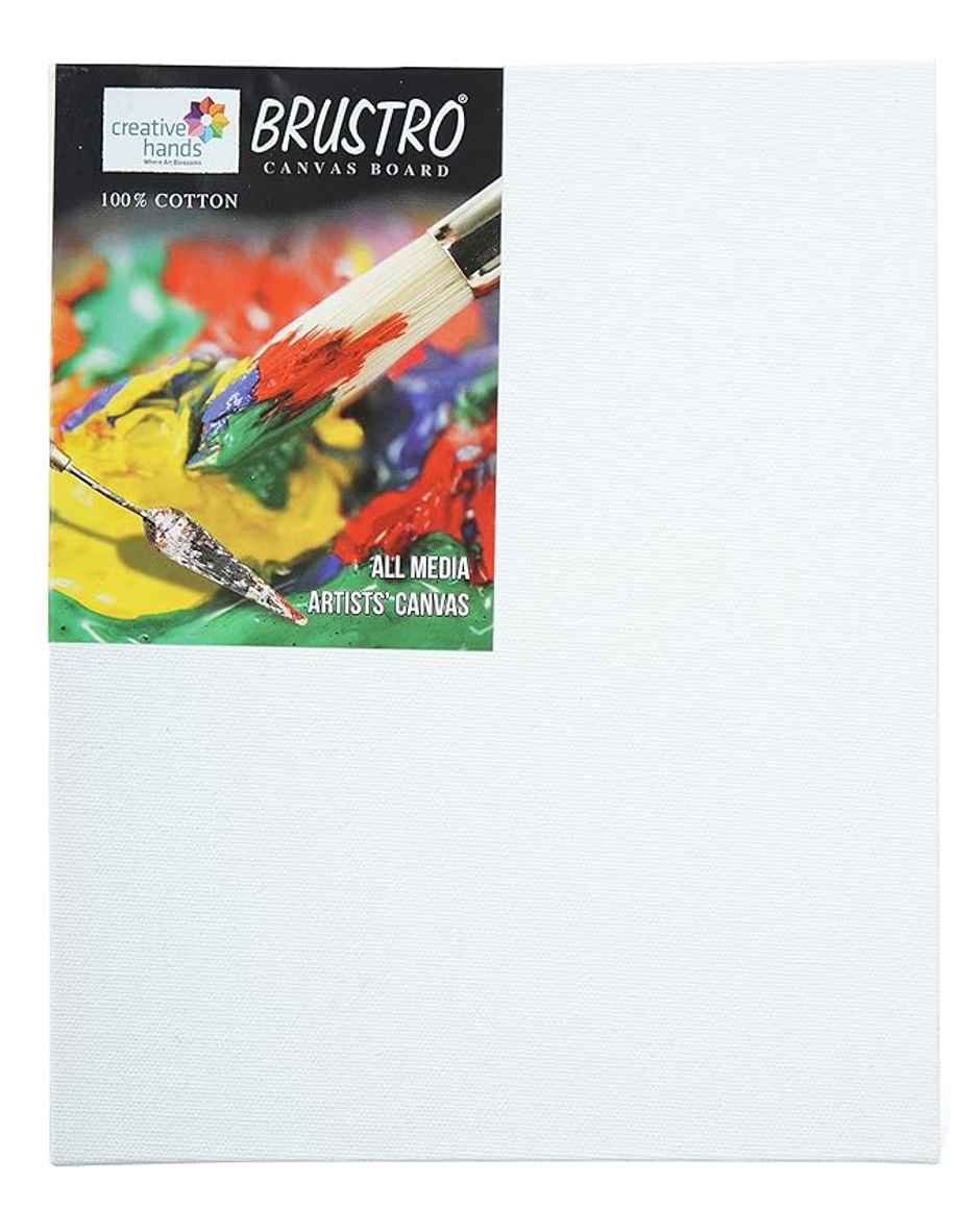 Brustro Canvas Board Medium Grain 8X10