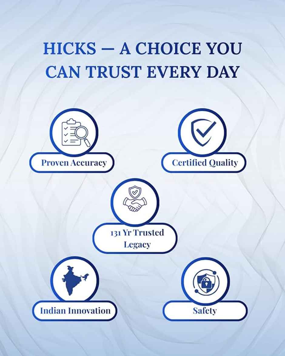 Hicks MT-401R Fast Read Digital Thermometer (White)