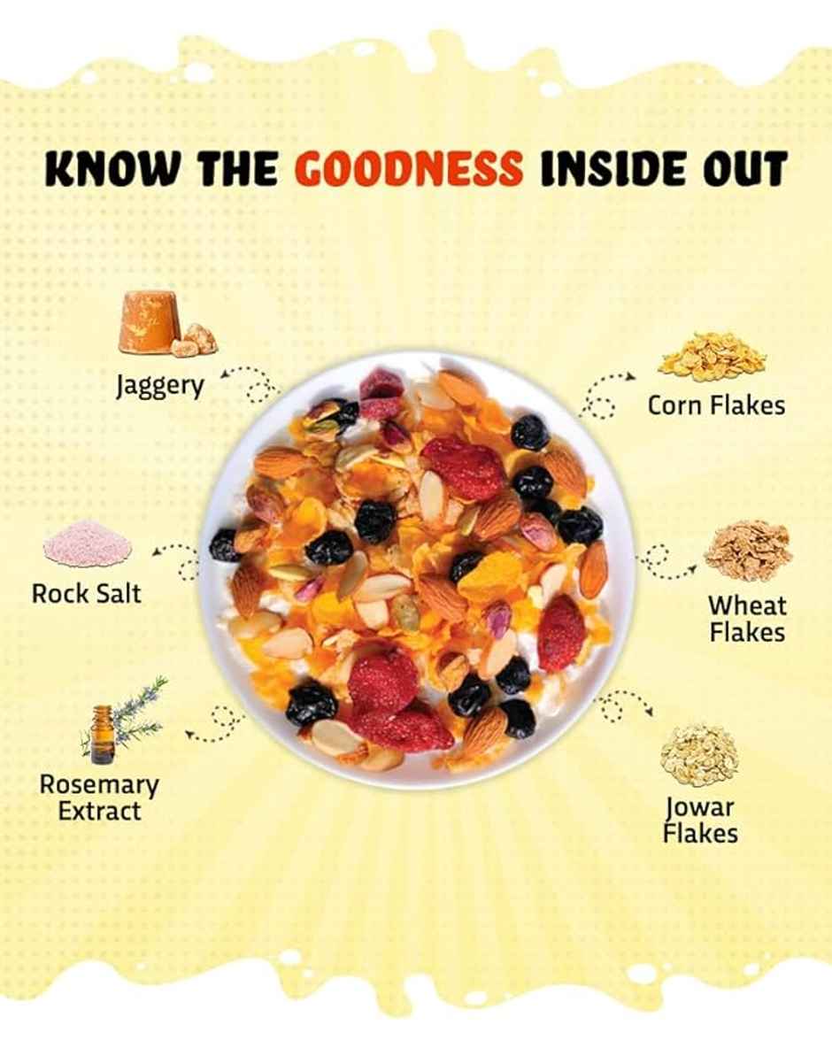 True Elements Corn Flakes Pro Millet Crunch