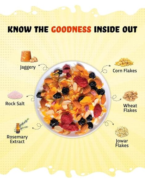 True Elements Corn Flakes Pro Millet Crunch