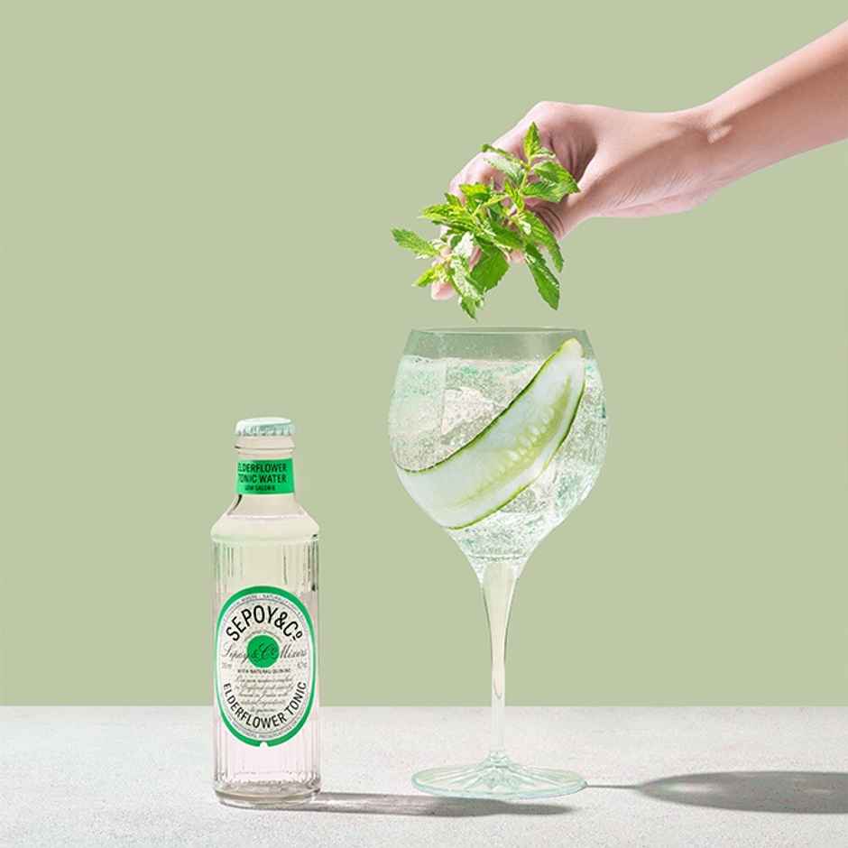 Sepoy & Co. Elderflower Tonic Water | Floral & Refreshing