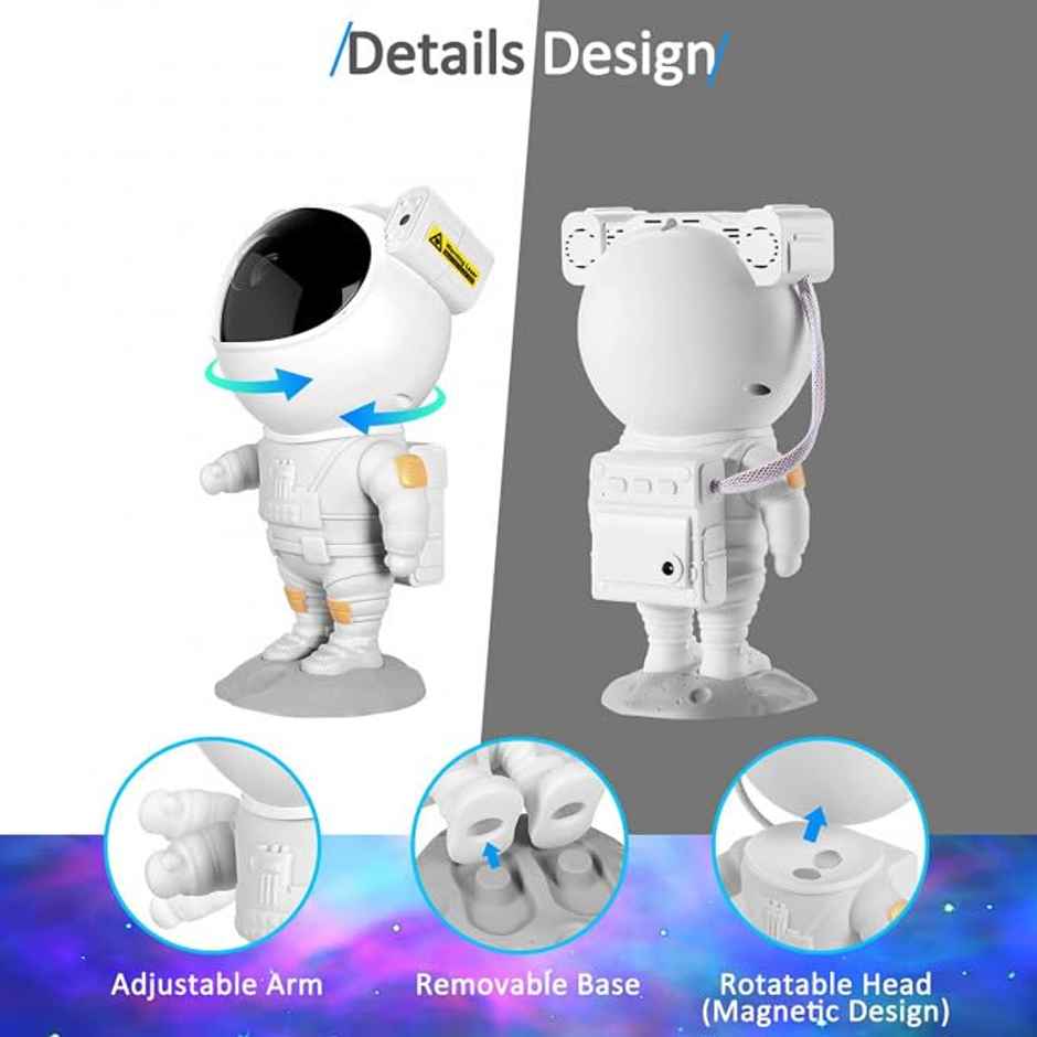 Storio Astronaut Projector Lamp | Space Night Light for Kids Room