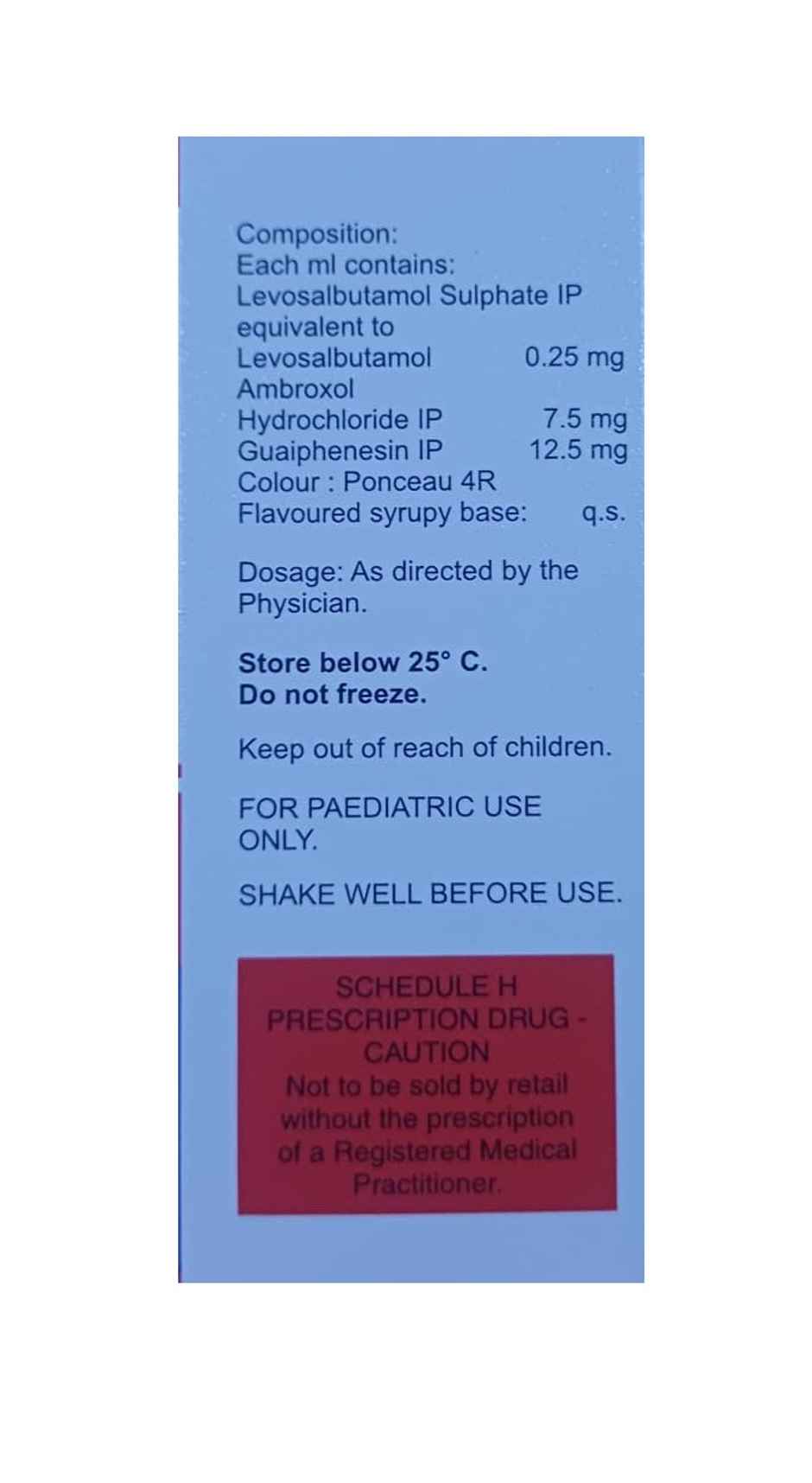 Zerotuss LS Oral Drop