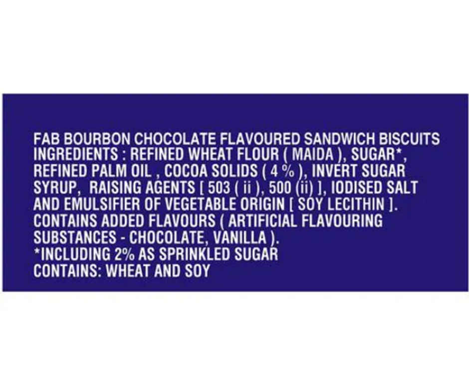 Parle Fab Bourbon Chocolate Cream Biscuits | Trans Fat-free Combo