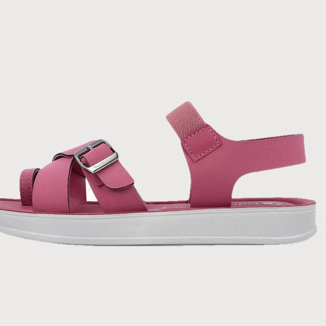 Walkaroo Women's Daily Wear Comfort Sandals - WL7900 Fig | UK9