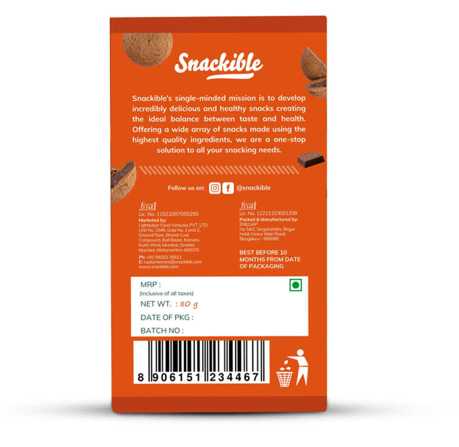 Snackible Choco Filled Cookies