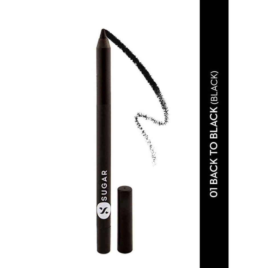 SUGAR Cosmetics Stroke Of Genius Heavy-duty Kohl - 01 Back To Black (Black)