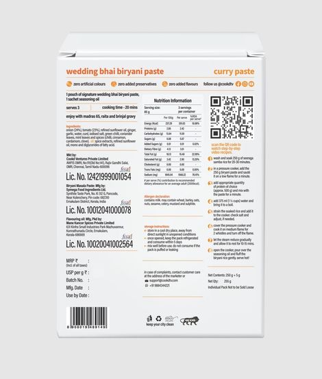 Cookd Wedding Bhai Biryani Paste