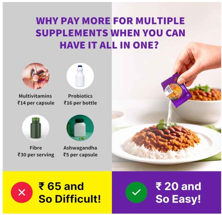 Good Monk Vitamin&Probiotic Mix for Energy & Gut Health | 30 Sachets