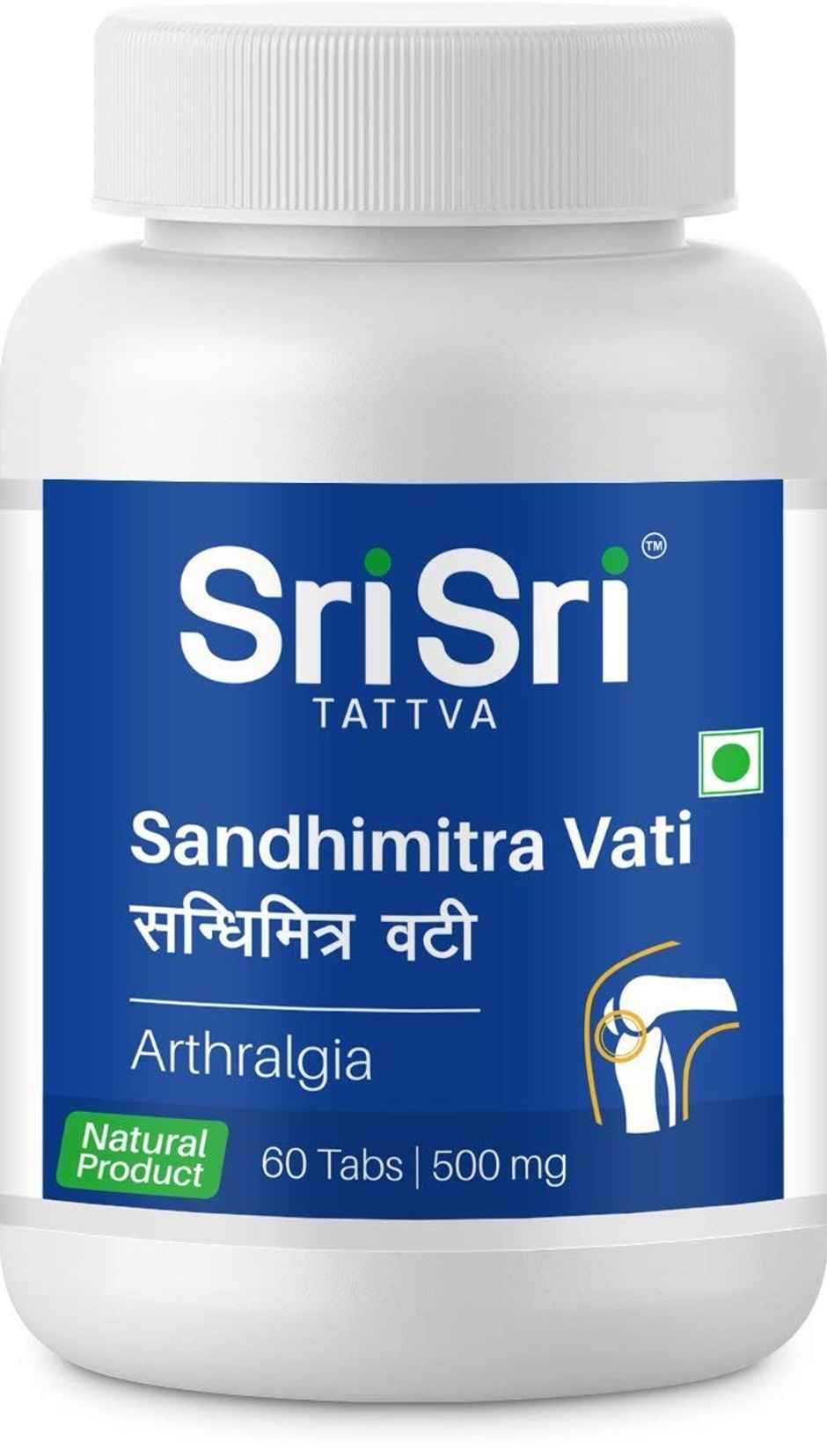 Sri Sri Tattva Sandhimitra Vati 500mg Tablet