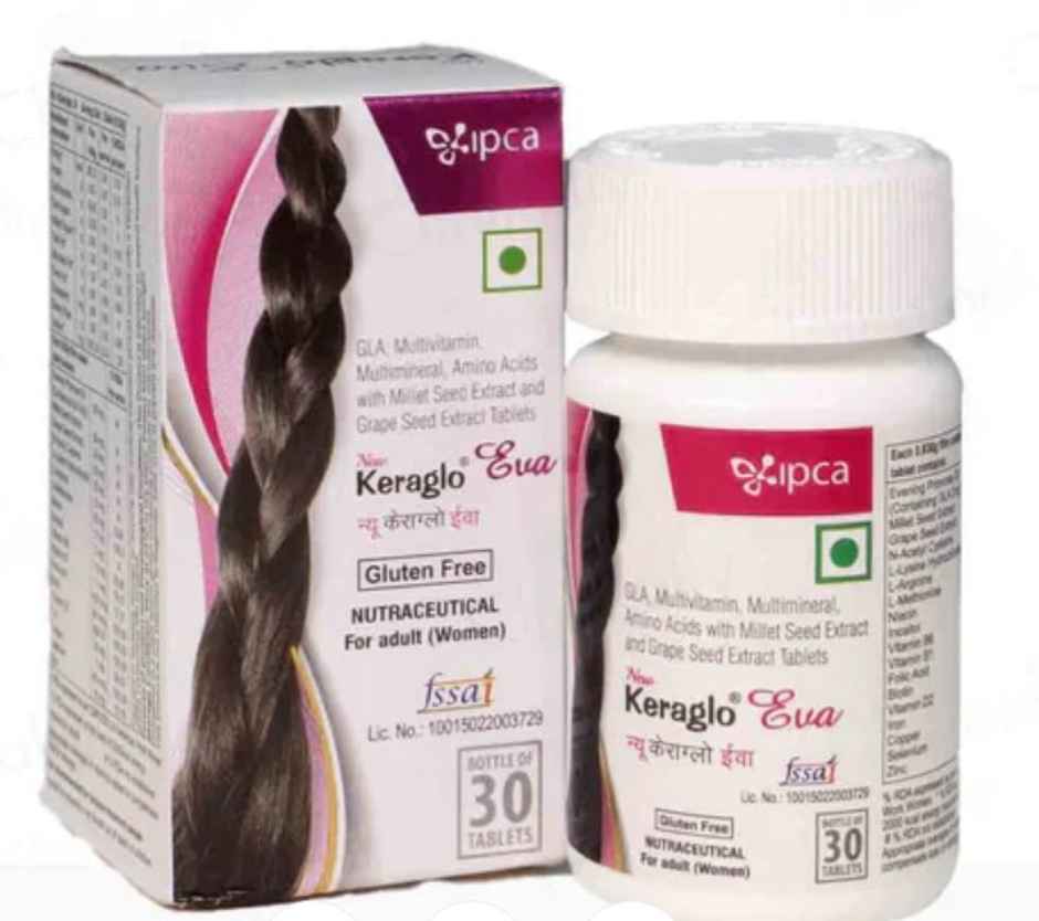 New Keraglo Eva Tablet For Adult Women Gluten Free