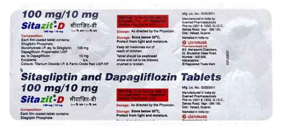 Sitazit-D 100mg/10mg Tablet