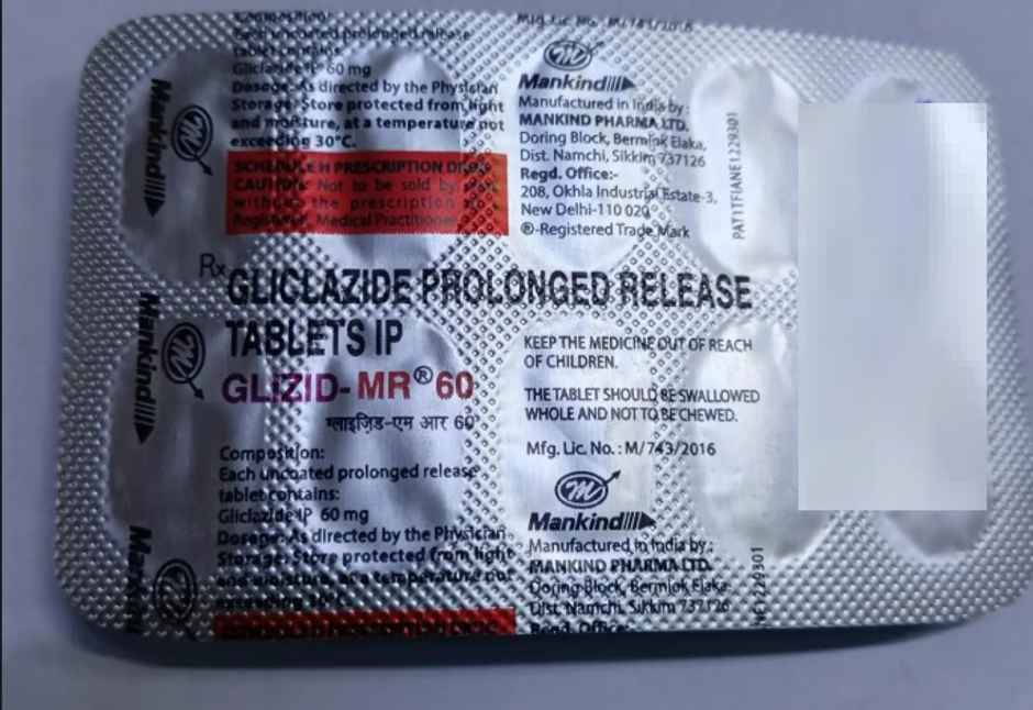 Glizid-MR 60 Tablet PR