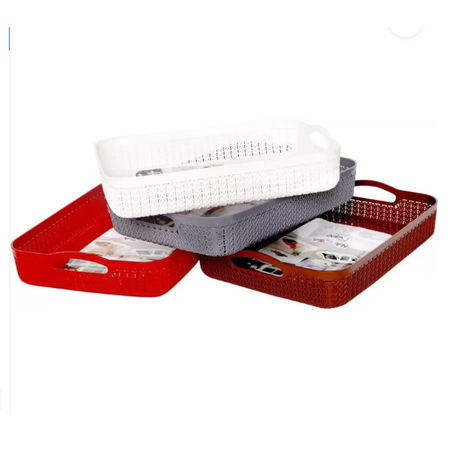 Nayasa Rope Basket Rectangle (Colour May Vary)