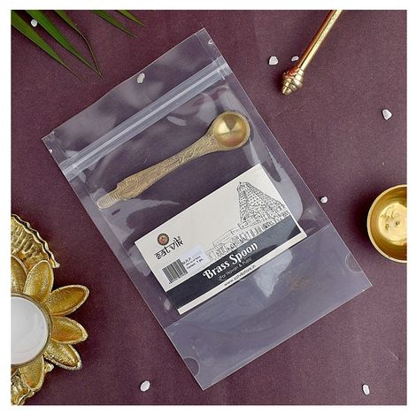 Brass Puja Spoon | Satvik
