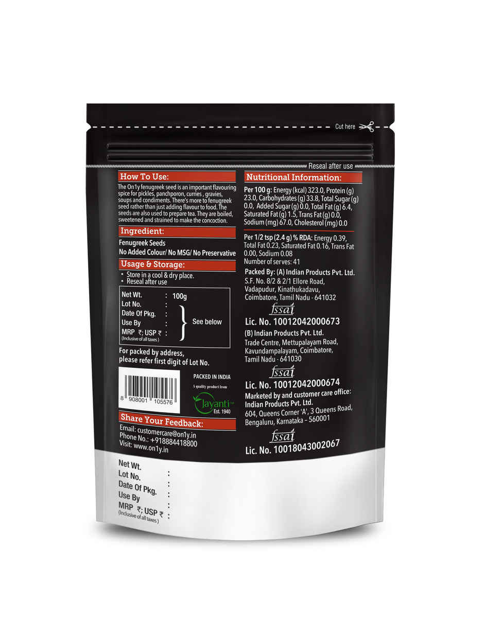 On1y Fenugreek Seeds