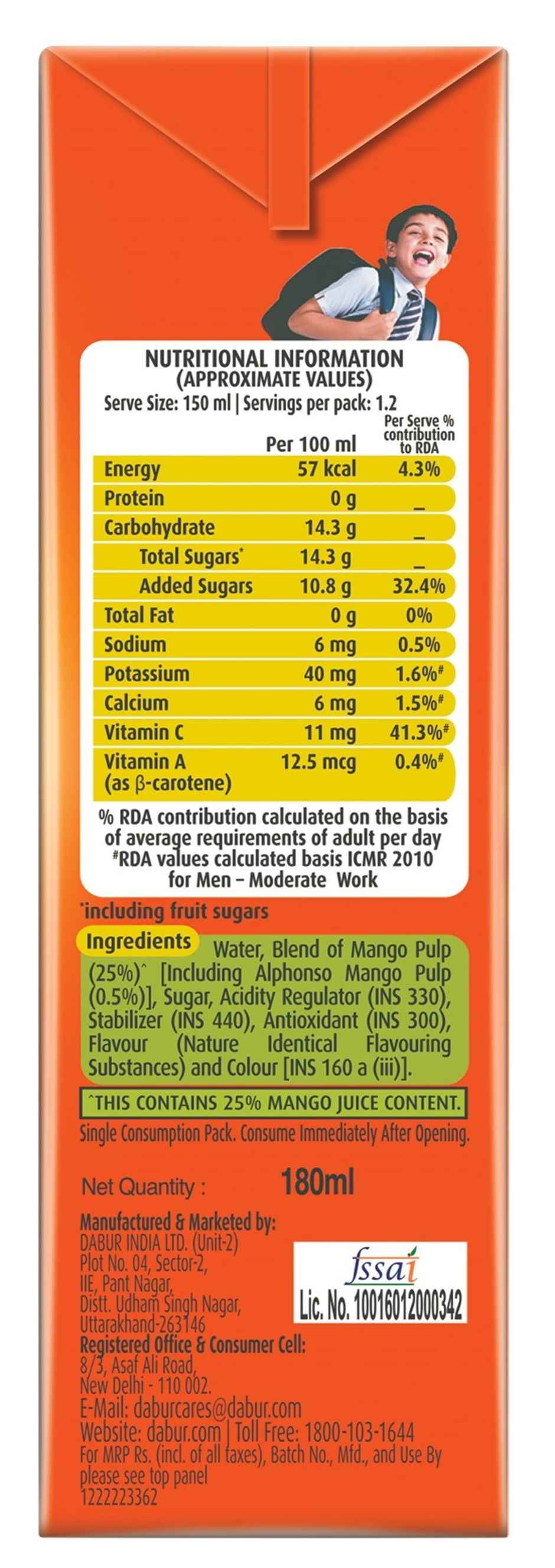 Real Fruit Power -Mango Juice