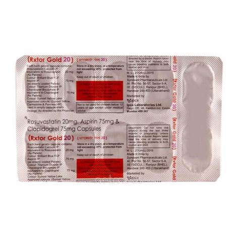 Rxtor Gold 20 Capsule