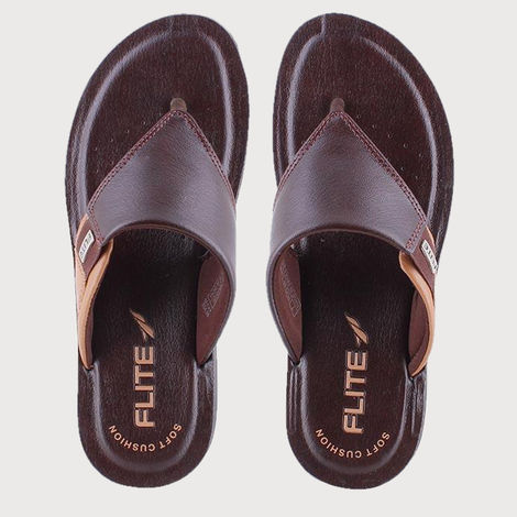 Flite Men's PUG-96 Slippers | Dark Brown | 10 UK