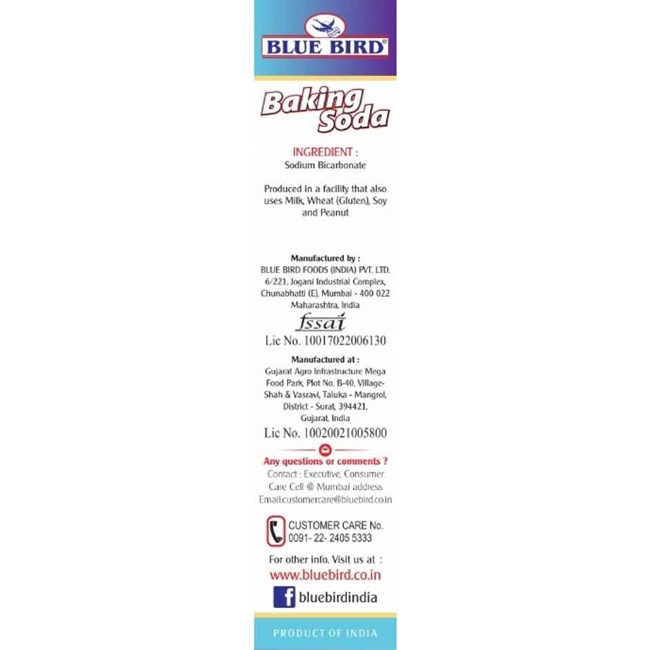 Blue Bird Baking Soda | Pure Sodium Bicarbonate