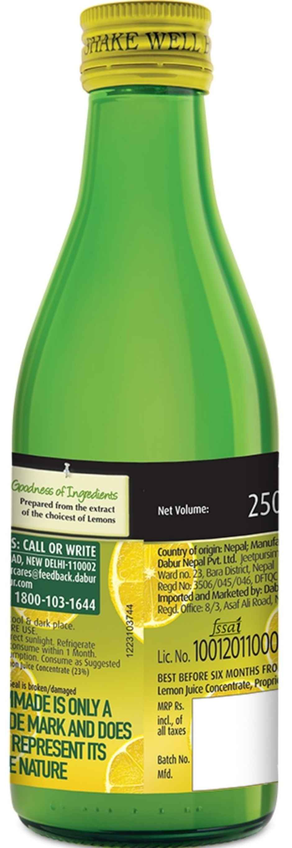 Dabur Hommade Lemon Concentrated Liquid Combo