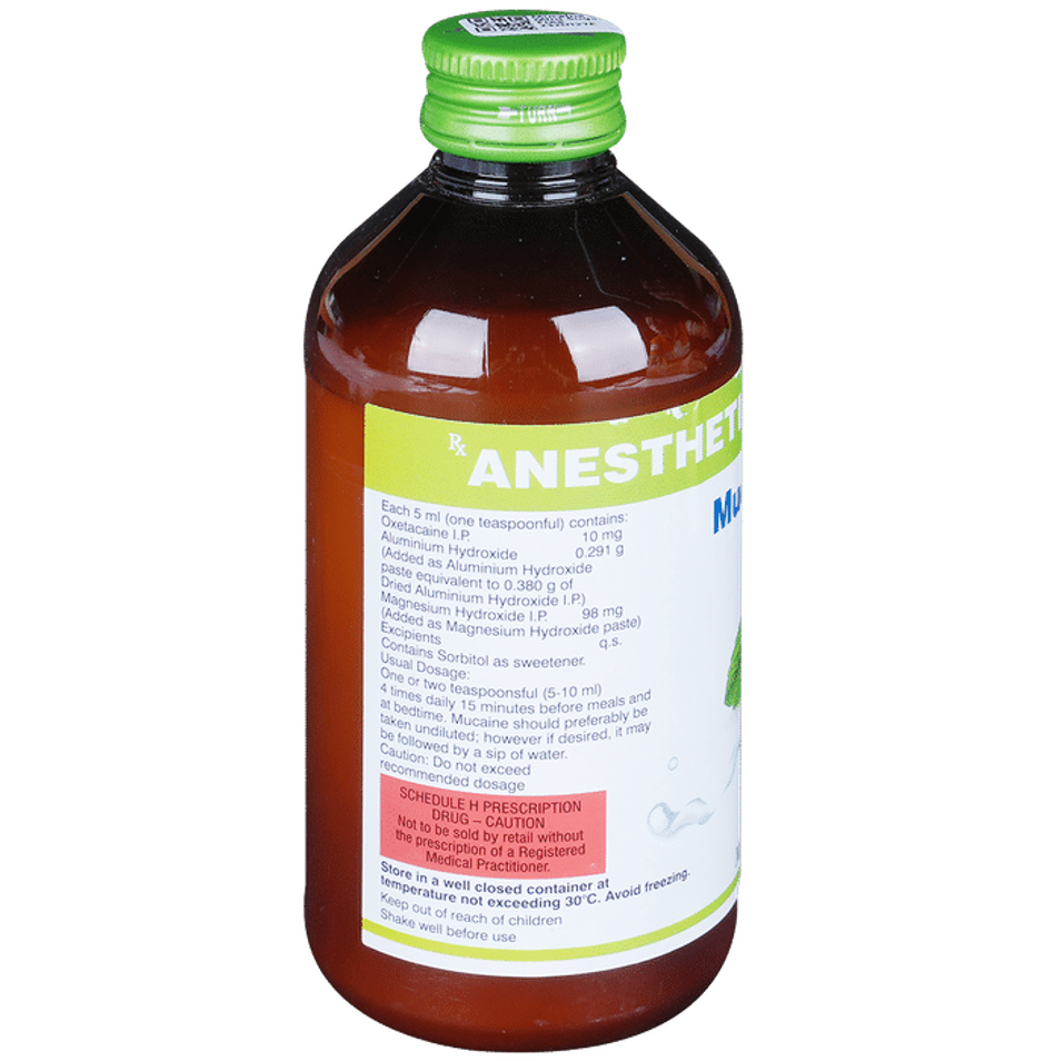 Mucaine Mint Flavour Sugar Free Gel 