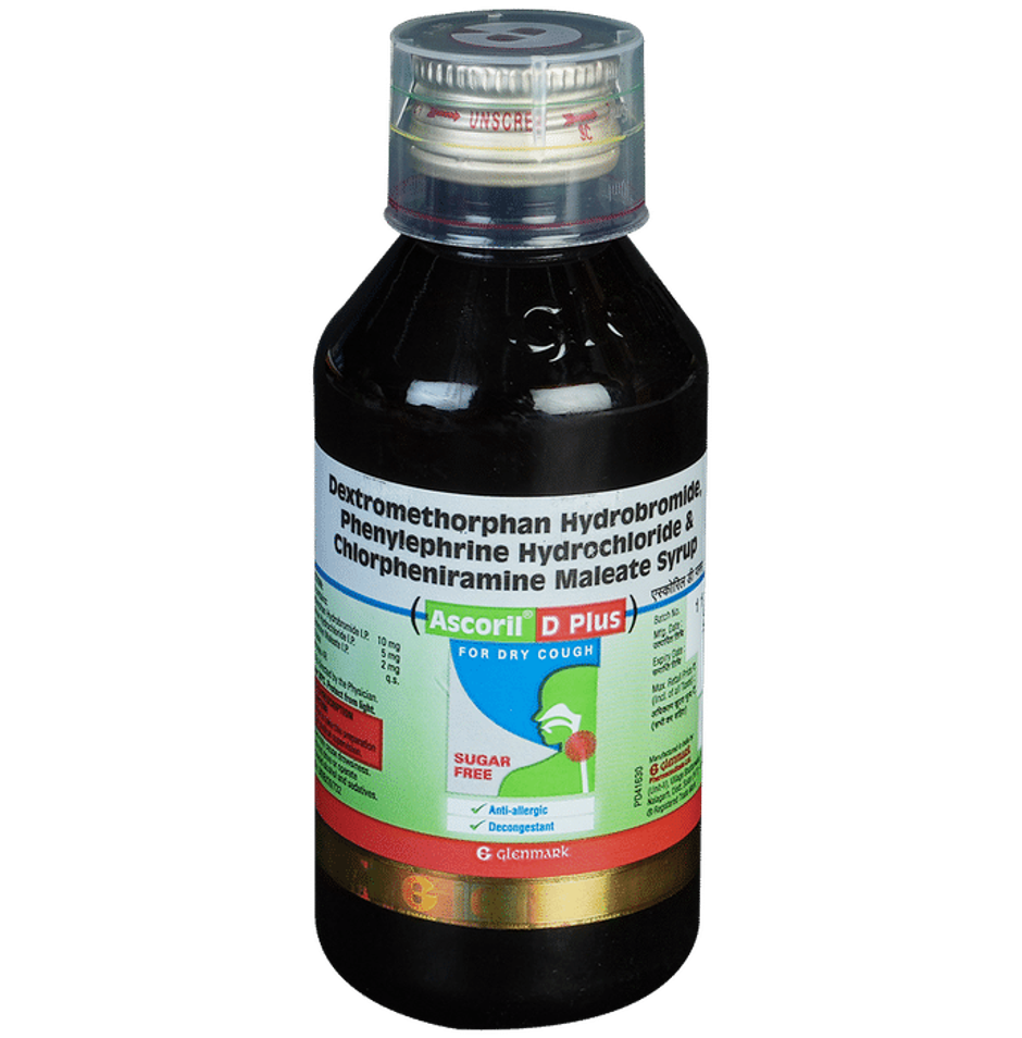Ascoril D Plus Sugar Free Syrup