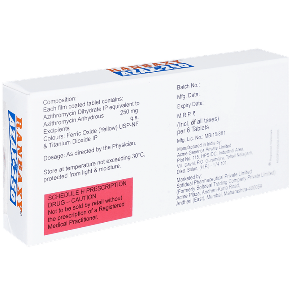 Azax-250 Tablet