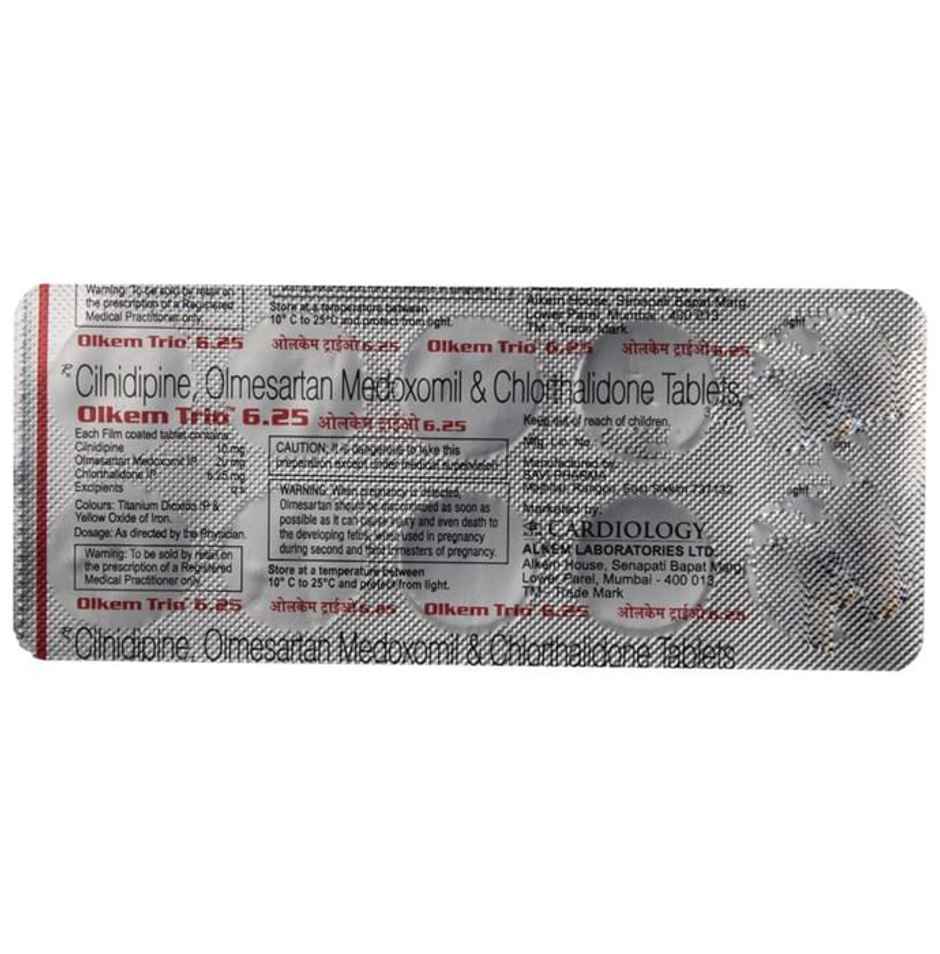 Olkem Trio 6.25 Tablet