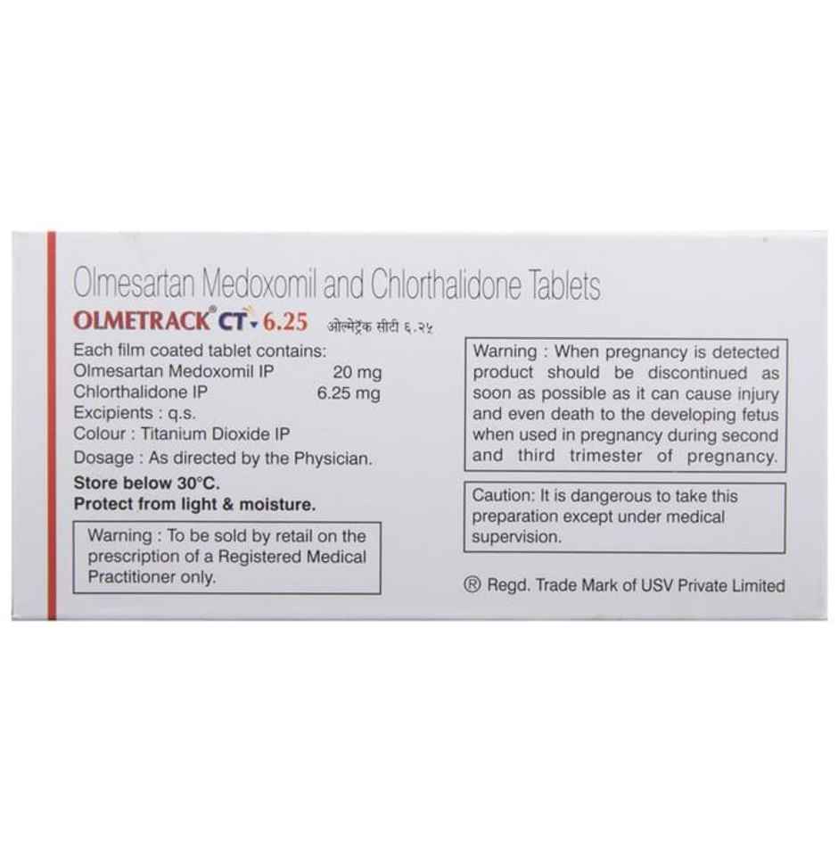 Olmetrack CT 6.25 Tablet