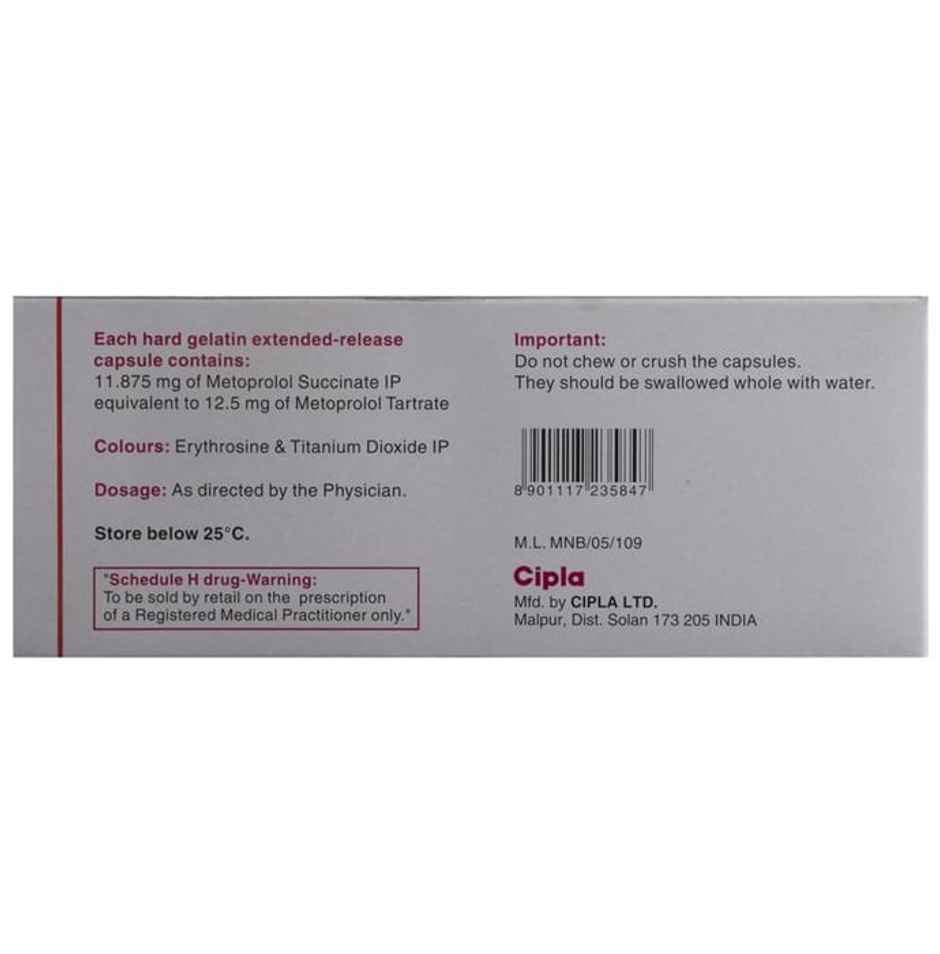 Metolar XR-12.5 Capsule ER