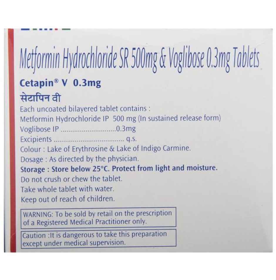 Cetapin V 0.3Mg Tablet SR