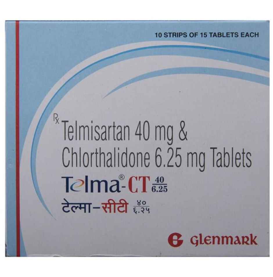 Telma-CT 40/6.25 Tablet