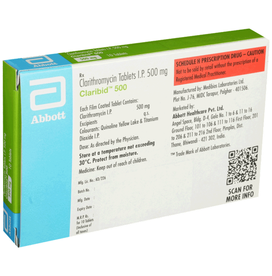 Claribid 500 Tablet