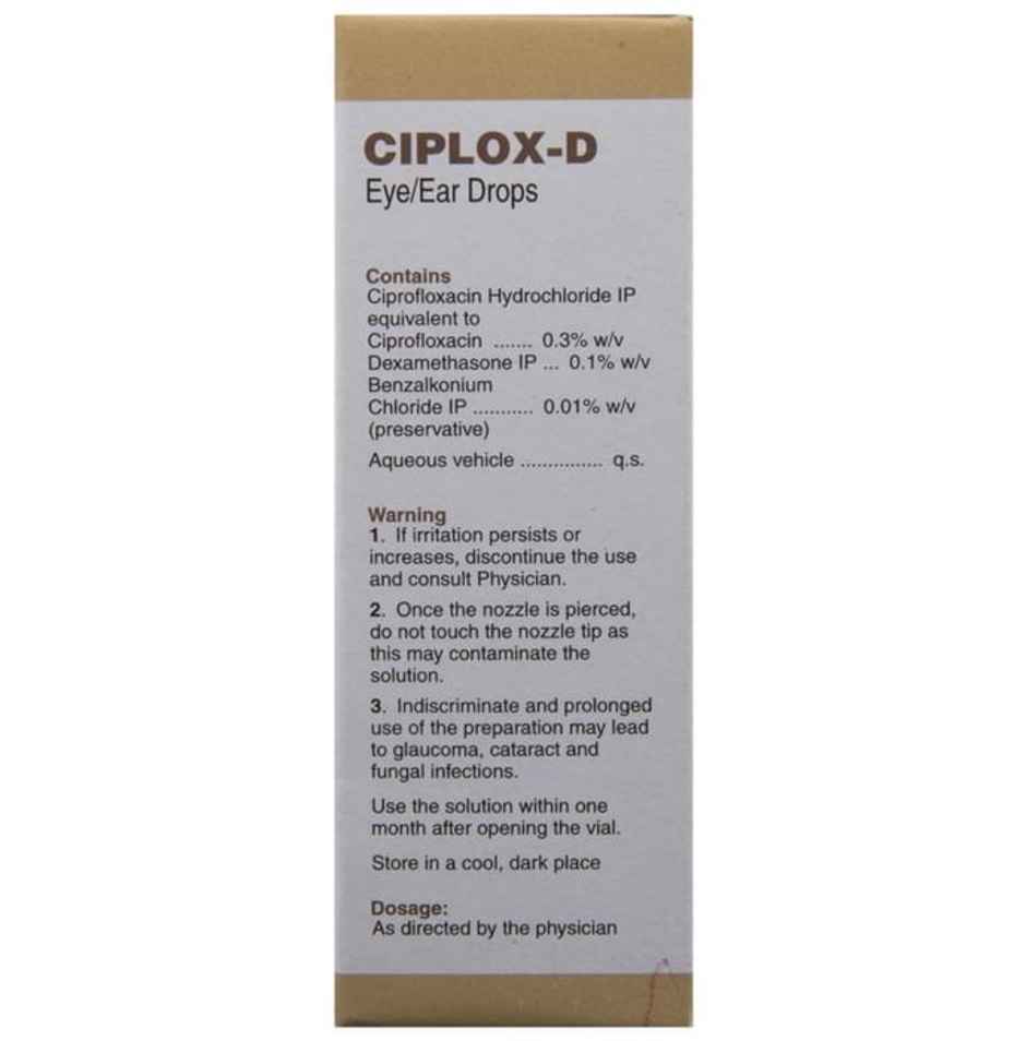 Ciplox-D Eye/Ear Drop
