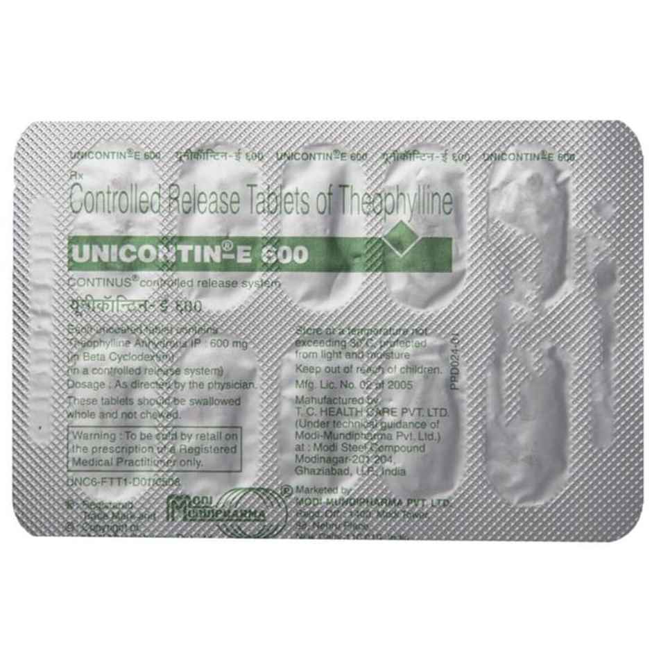 Unicontin-E 600 Tablet CR