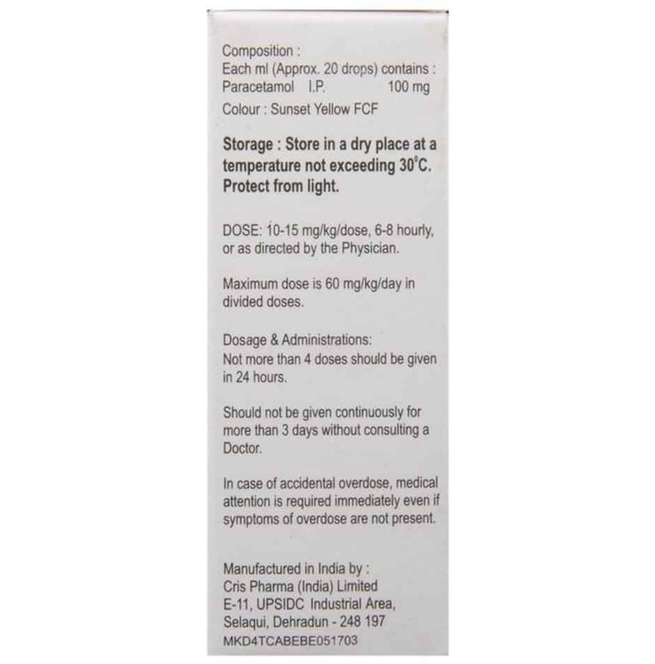 T 98 Paediatric Drop