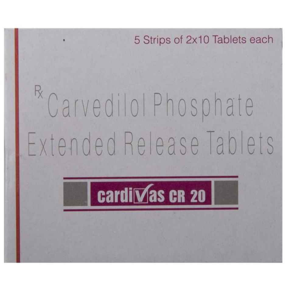 Cardivas CR 20 Tablet ER