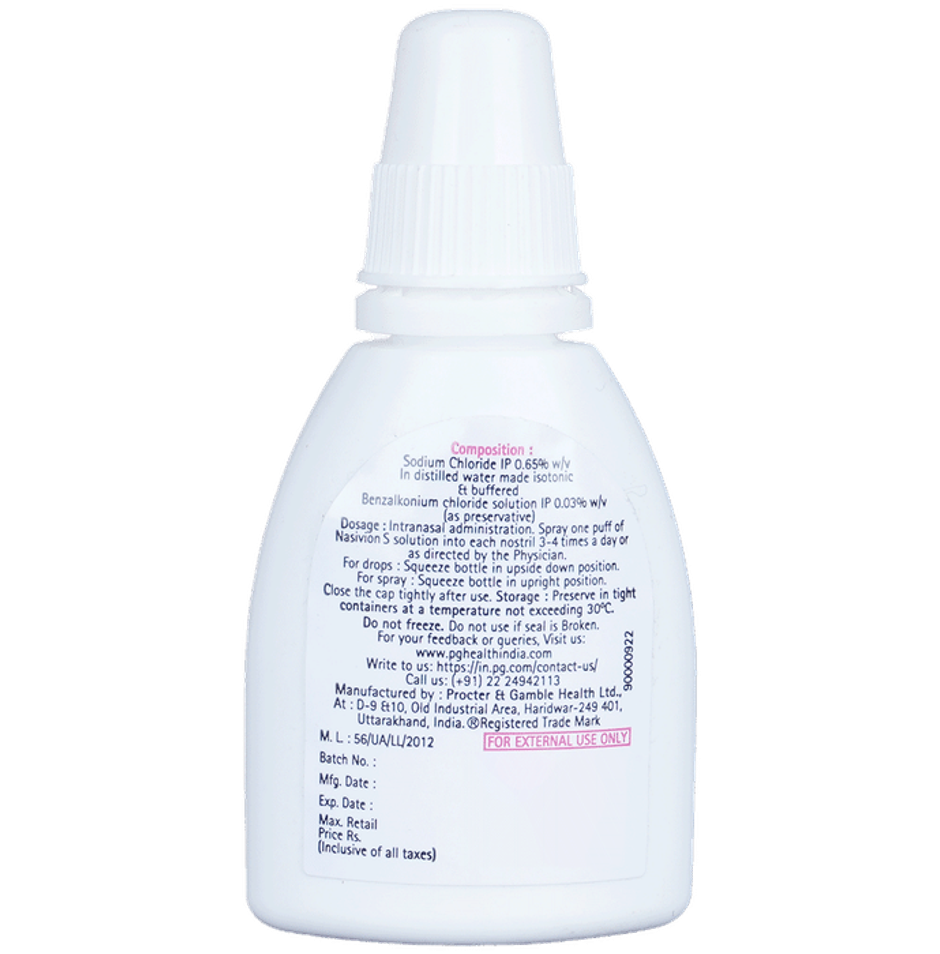 Nasivion S Saline Nasal Drop