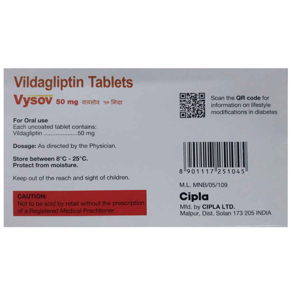 Vysov 50mg Tablet