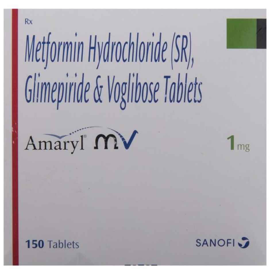 Amaryl MV 1mg Tablet SR