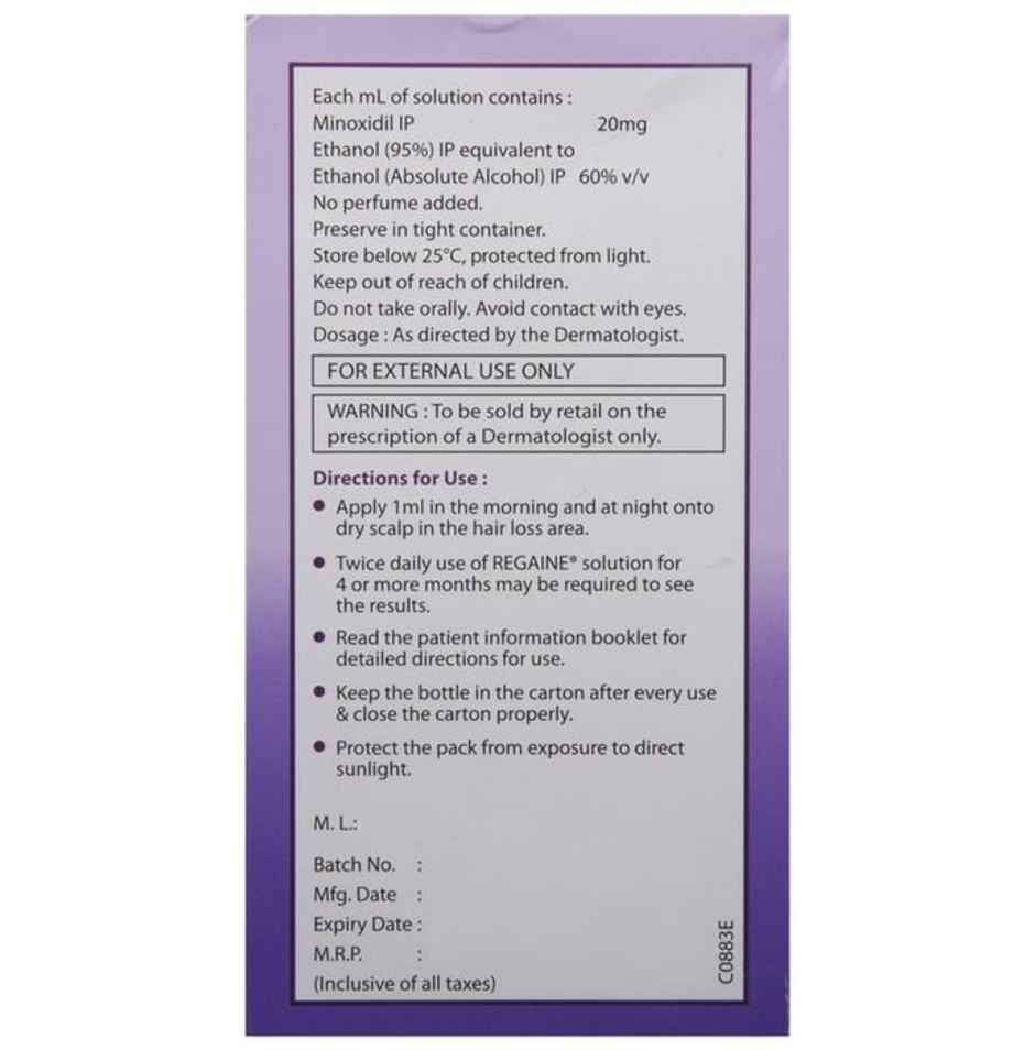 Regaine 2% Topical Solution