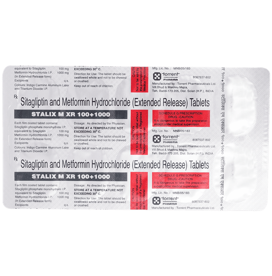 Stalix M XR 100+1000 Tablet