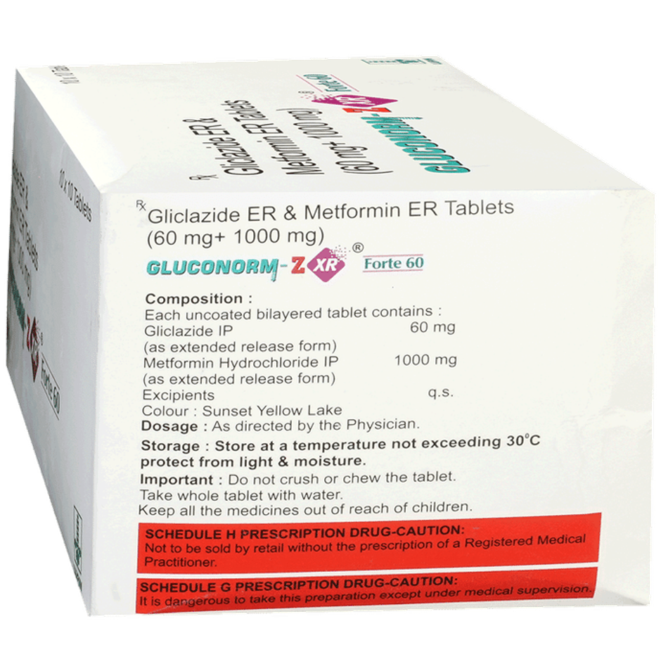 Gluconorm Z XR Forte 60 Tablet