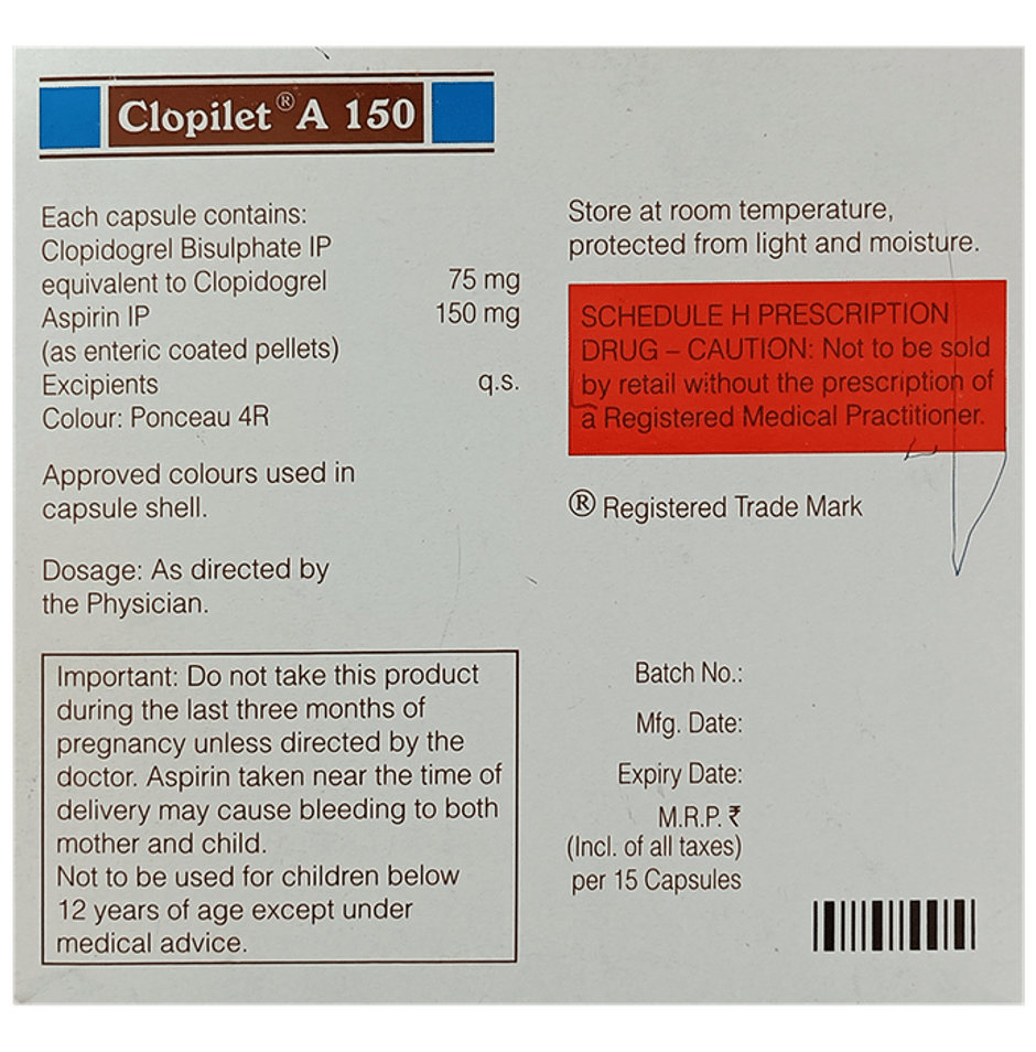 Clopilet A 150 Capsule