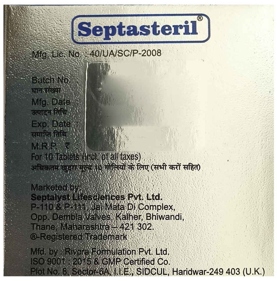 Septasteril Tablet