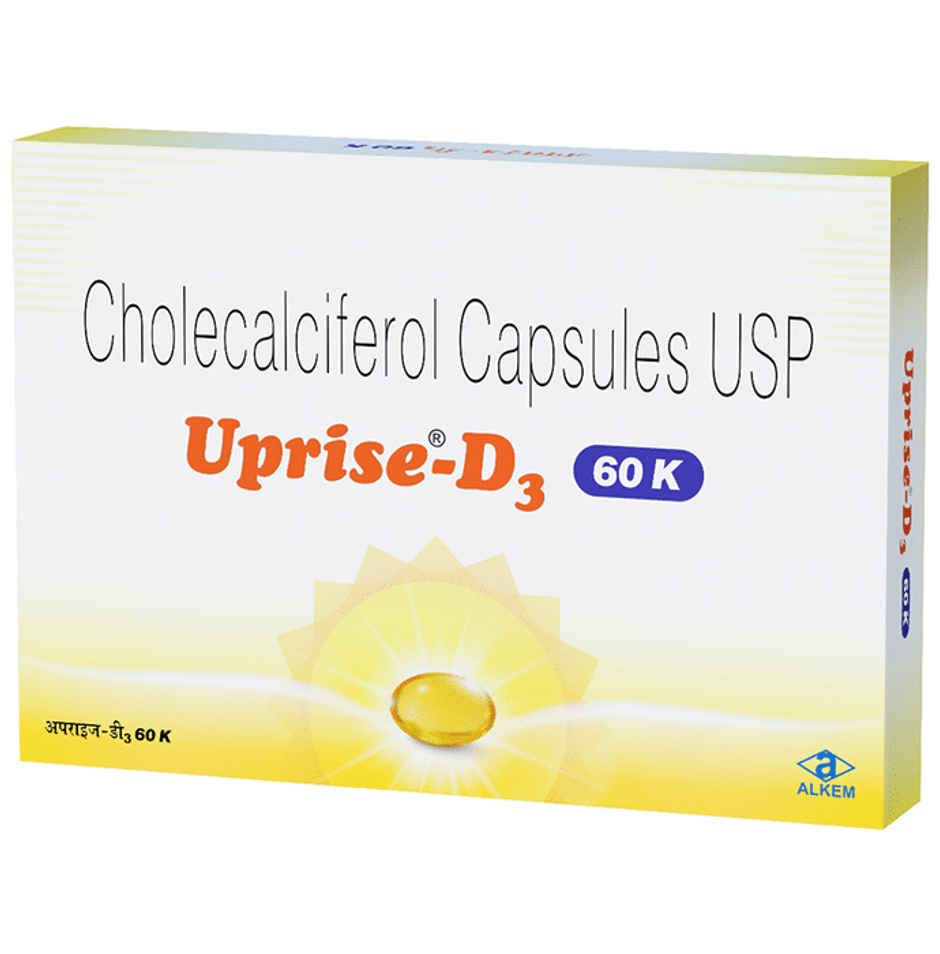 Uprise-D3 60 K Soft Gelatin Capsule