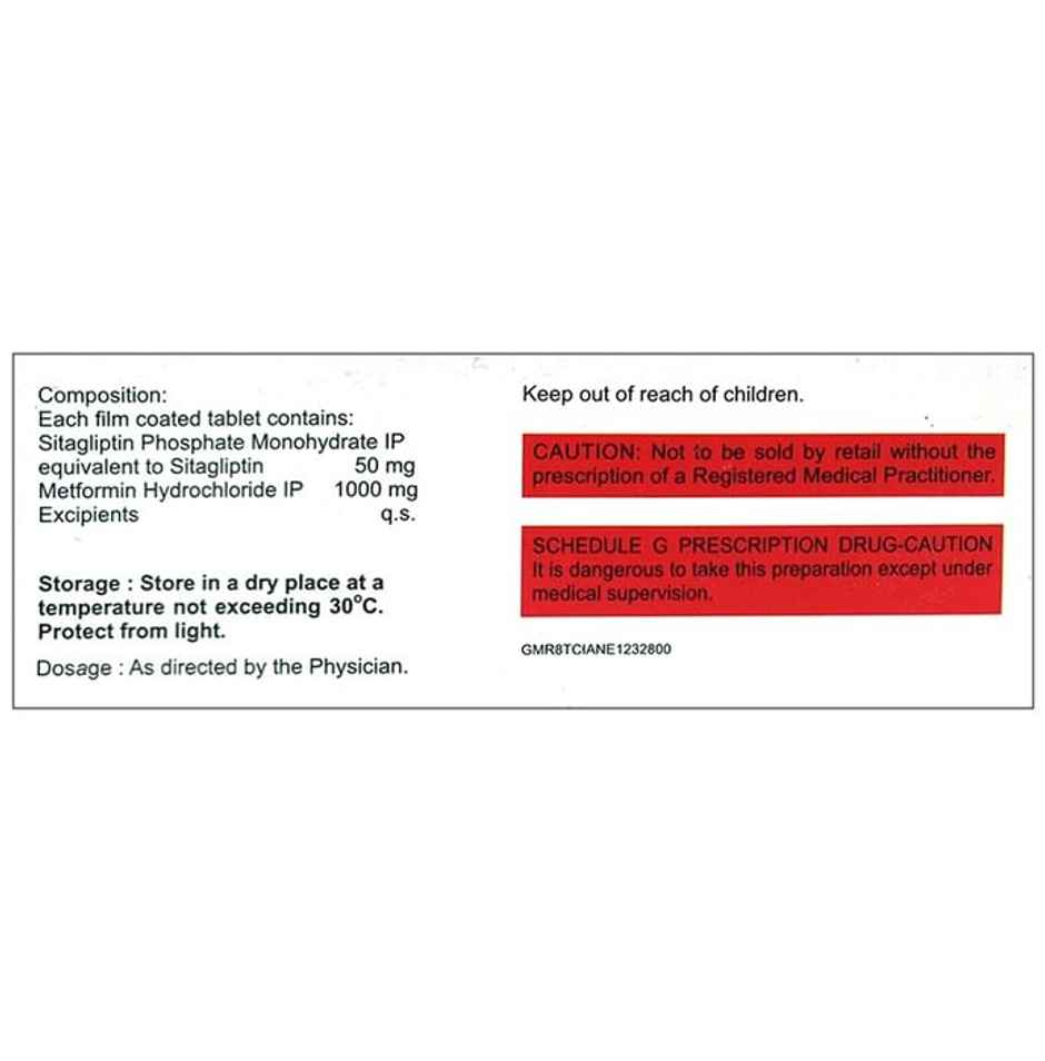 Sitaday M 1000 Tablet
