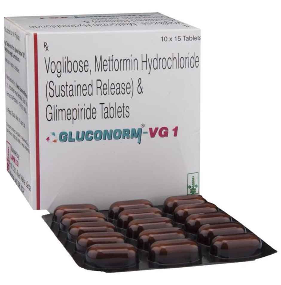 Gluconorm-VG 1 Tablet SR