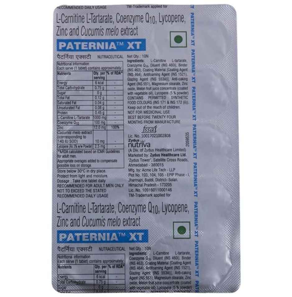 Paternia XT Tablet
